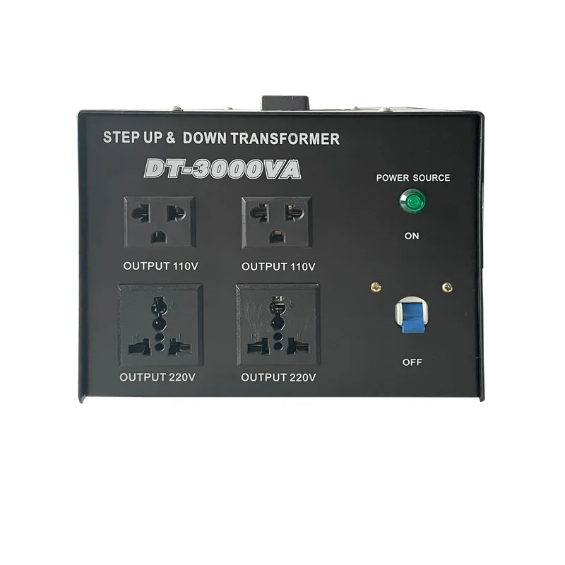 100W 200W 300W 500W Home Appliance Step Down 220v to 110v Power Voltage Converter Transformer