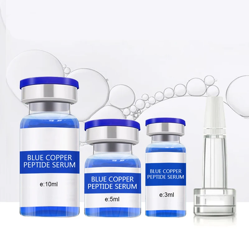 

Beauty Salon Spa Clinics GHK-Cu Copper Peptides Vial for Skin Repairing Derma Roller Microneedling Laser