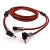 Male To Male Headphone Pc Mp3 Right Angled Splitter Rca 3.5 Plug Audio Cable
