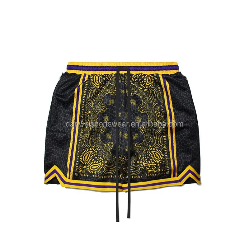 

2021 all over printing OEM basketball shorts custom made design