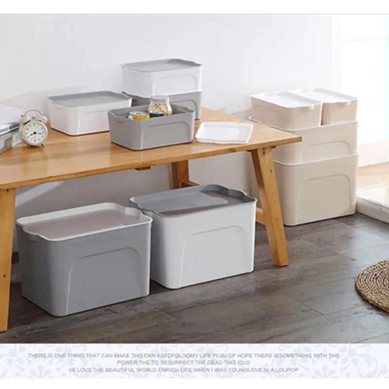 

Clothing Storage Boxes Thicken Plastic Practical Moistureproof Toys Books Snack Organizer Multifunction Wardrobe Underwear Box