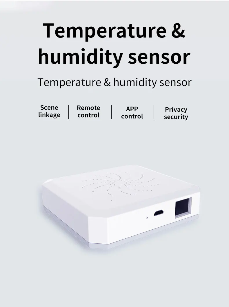 Cheap discount products Original Intelligent Humidity social distance alarm Sensor Devices Smart home gateway Suite - ANKUX.COM