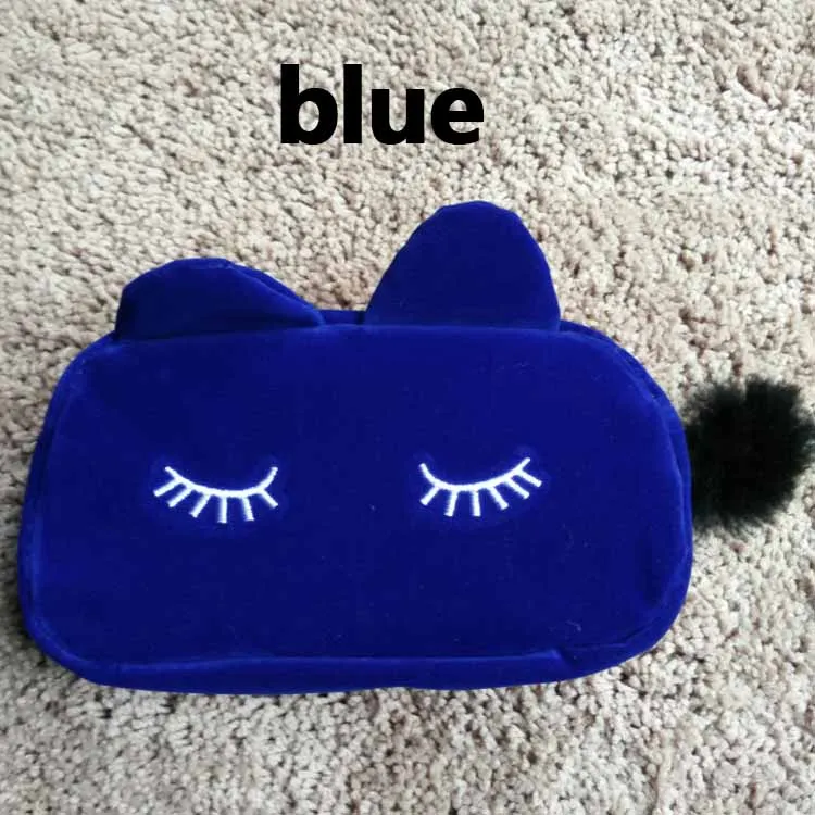

Lovely Cat Ears Design Girls Custom Cute Makeup Bag For Sale