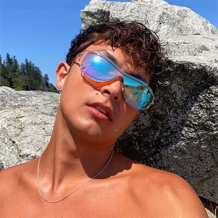

High Quality Sunglasses Metal Frames 2021 Fashion Color Shades Rimless Designer Sun Glasses For Women And Men, Custom colors