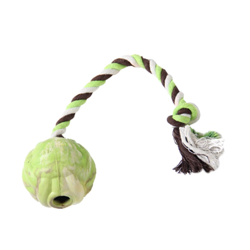 

Dog Nibbled Ball Rope Solid Bite Resistant Ball Pet Training Toys Size60 *450, Picture shows