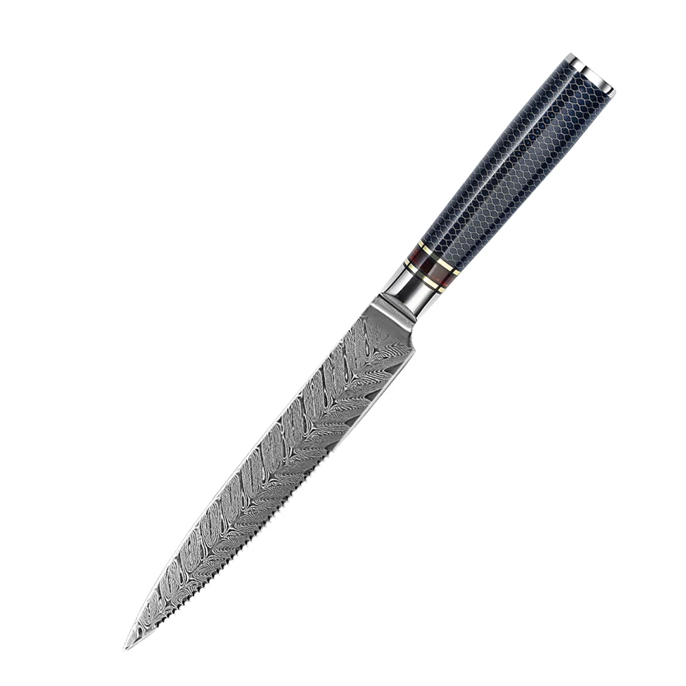 

5 Inch High Carbon Damascus Steel Kitchen Steak Knife