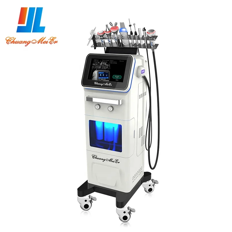 

2021new design multifunctional microdermabrasion galvanic facial hydro dermabrasion machine