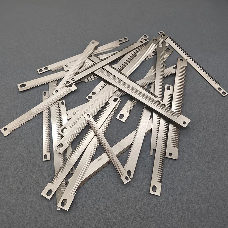 

Packaging Machine knife Straight Serrated Toothed Blades for Packaging Machine