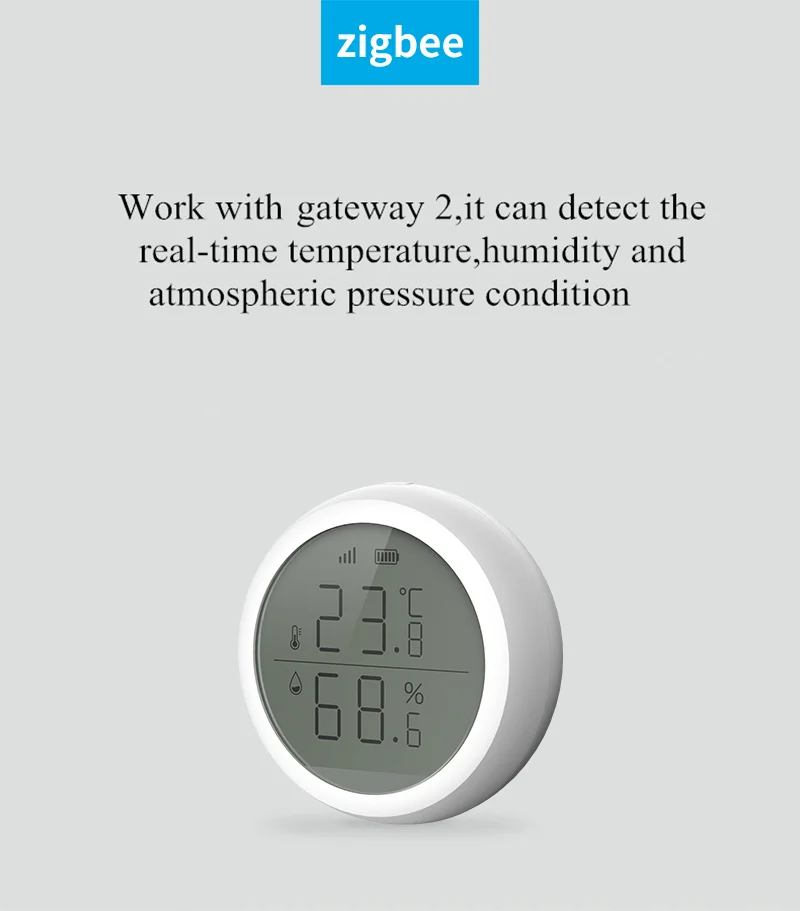 Zigbee temperature humidity sensor