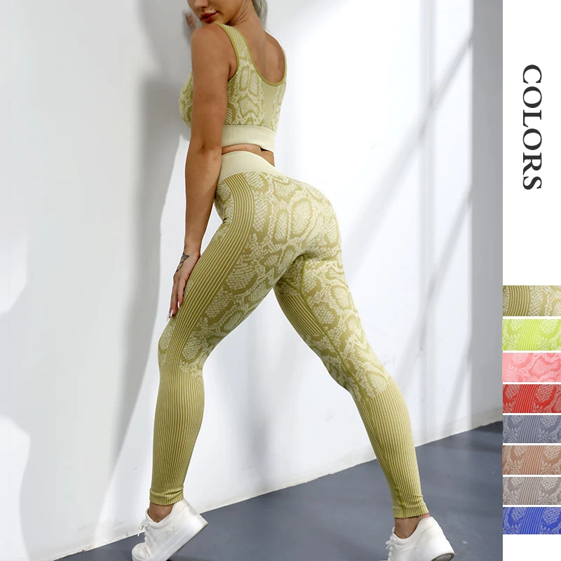 

2021 Cloret Wholesale Printed Colorful Plus Size Women's Beauty Back Exercise High Waist Scrunch Butt Serpentine Yoga Sets, Light blue, burgundy