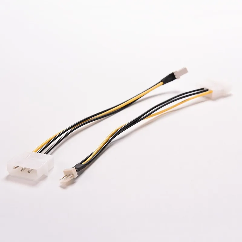

Walmart Supplier 20cm 4 Pin Molex IDE To 3 Pin PC Computer CPU Case Fan Power Connector Cable Adapter Free Ship Mixed Order