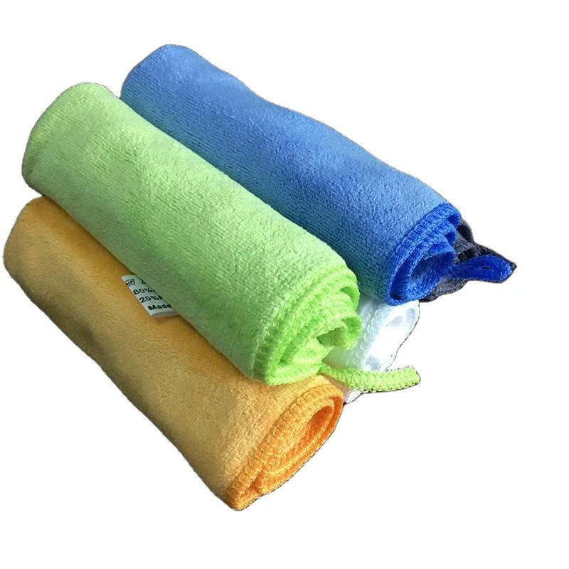 

Car Cleaning Supplies Kitchen Size 30*30CM 400GSM Factory Direct Sale Suitable Strong Stain Removing Multiple Colors Towel, Black white blue orange green purple