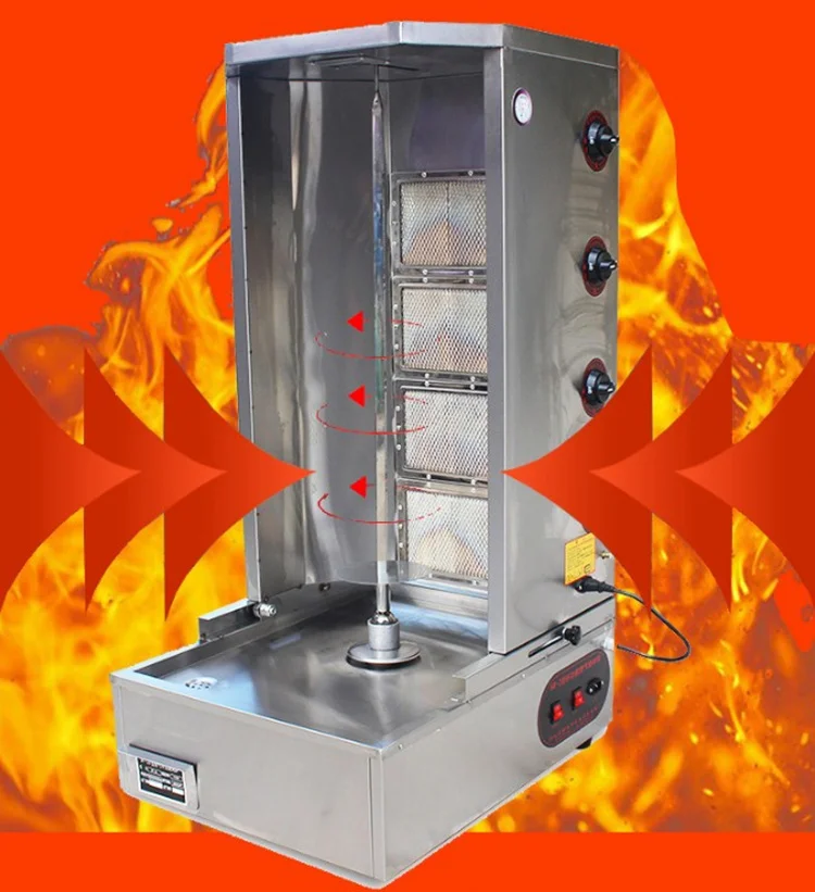 Automatic Yakitori Grill Machine / Barbecue Kebab Skewer Machine