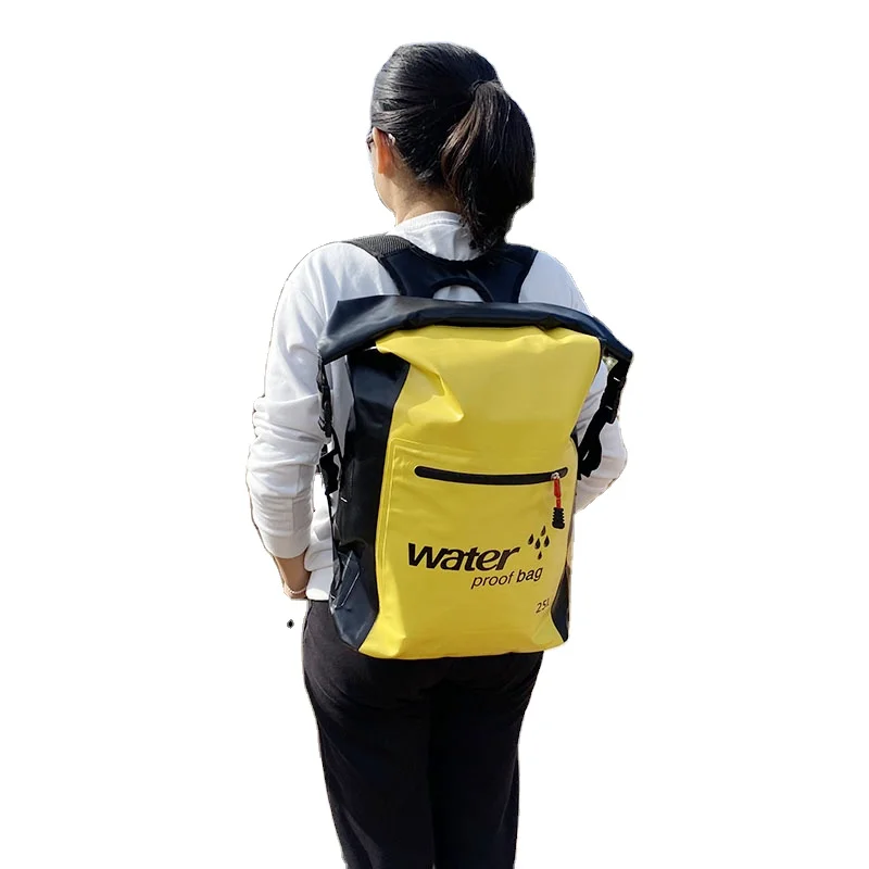 

Waterproof backpack shoulder outdoor river rafting 25L swimming portable bag