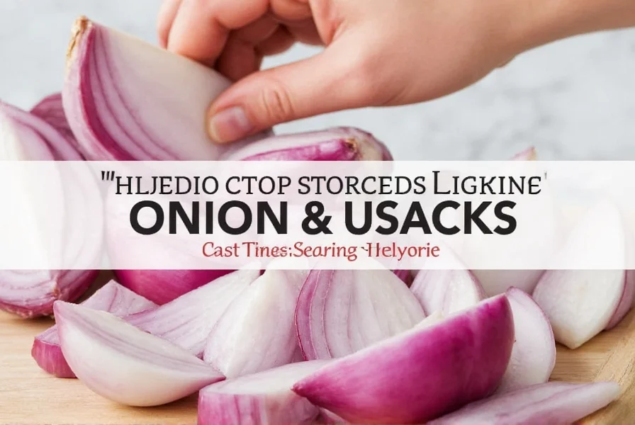 Ice cube tray filled with frozen onion minced cubes