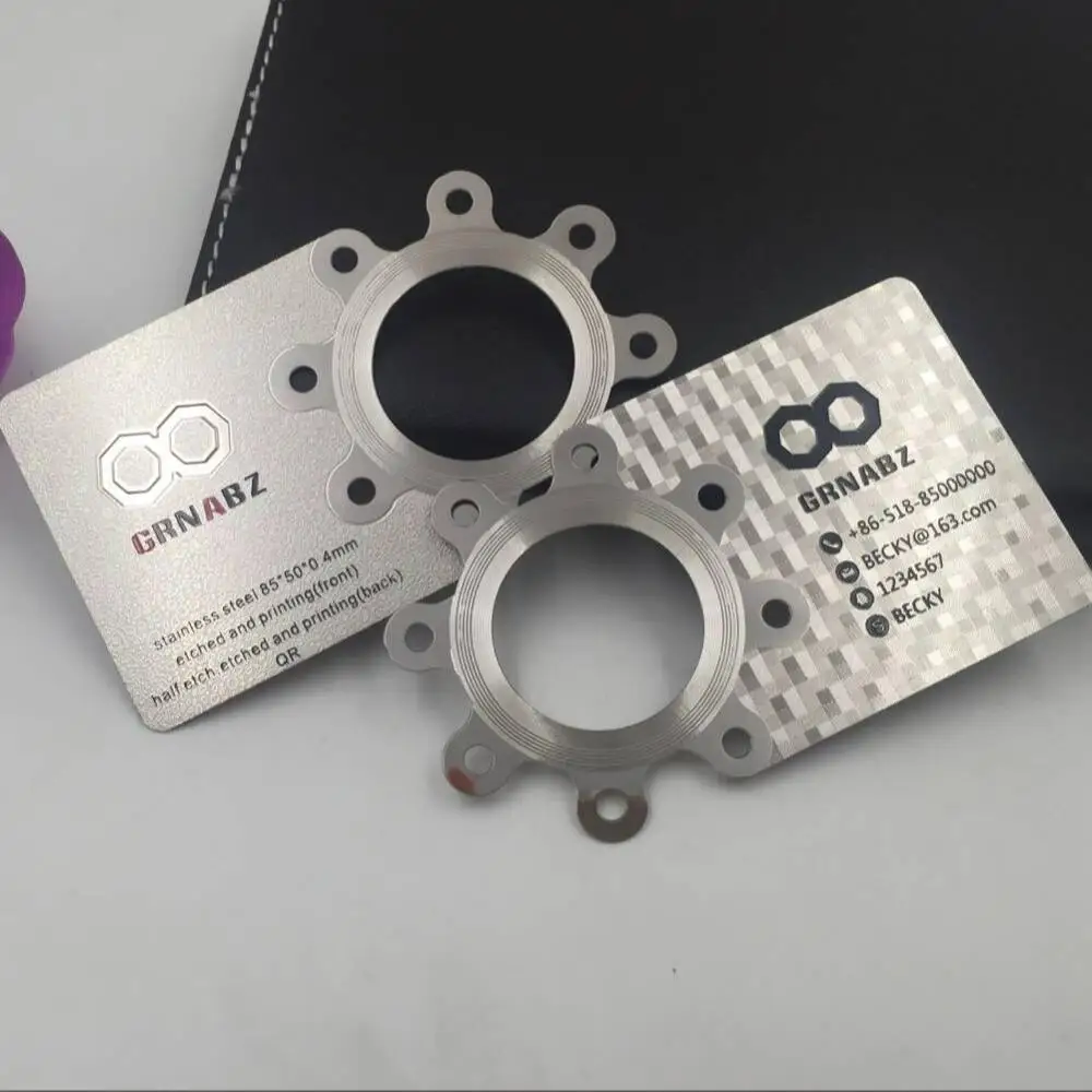 

DU bottle opener metal cards, Cmyk color or pantone color