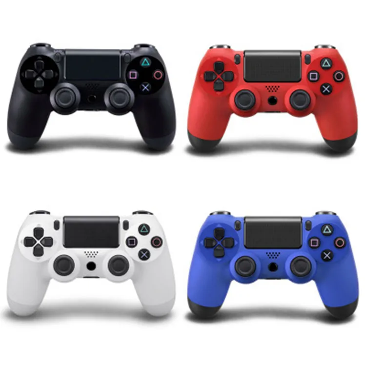 

Shemax Blue PS4 Wireless Vibrate Game Controller Handle Dual Double Shock for PS4 4 Colors Black,White,Red