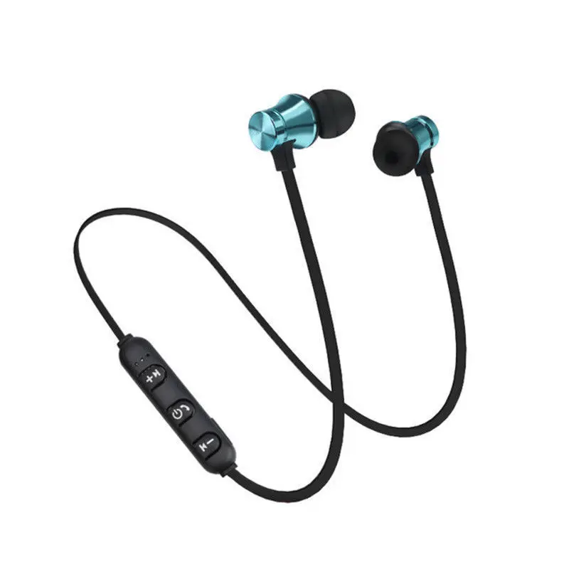 

Top seller Magnetic wireless earphone XT11 music sports headset wireless hands free headset with Mic, Black,green,silver,gold