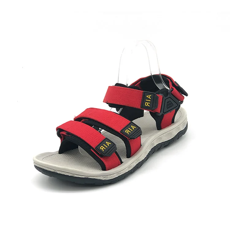 

Sandals Manufactuerer Kito Web Double Strap Waterproof EVA Durable Footwear Men's Casual Sandals, Navy/red/black