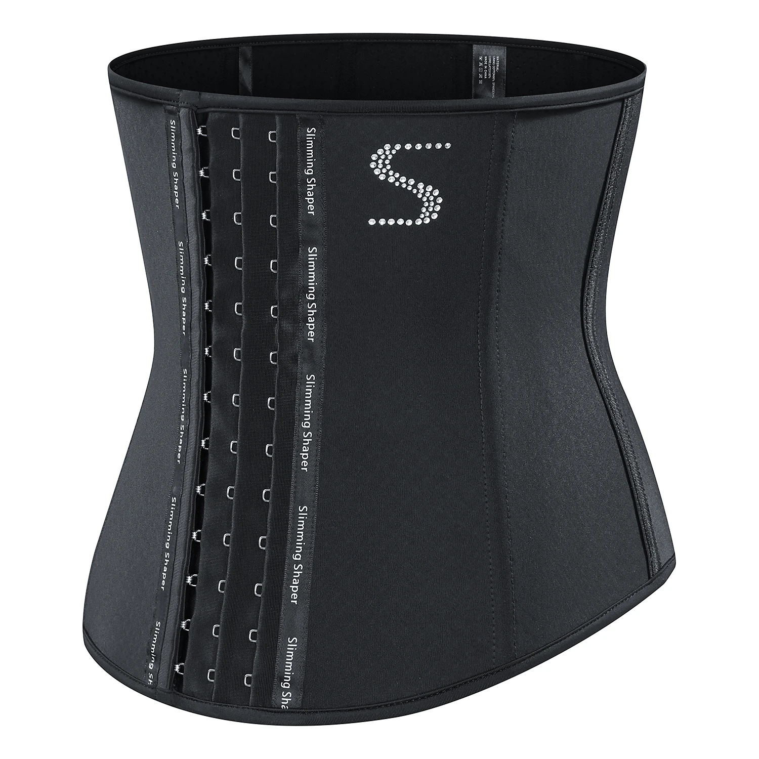

Latex Waist Cincher, Black