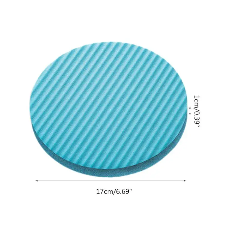 

2pcs Flat Support Elbow Knee Wrist Protection Yoga Fitness Non-slip Round Mat Portable Push-up Pad Random Color T8NC