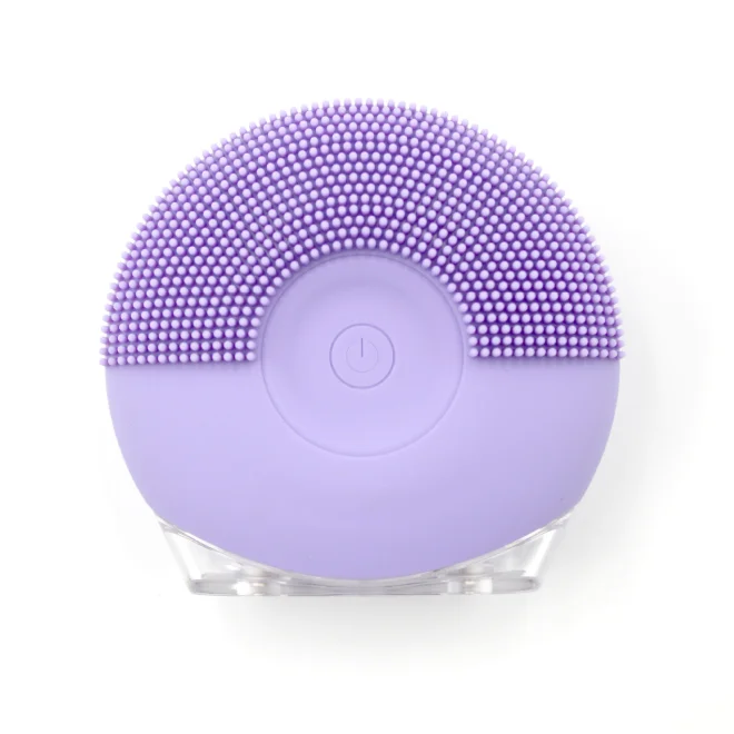 

New Electric Silicone Sonic Face Massager Facial Cleansing Brush, Red /pink /green/blue/orange/purple