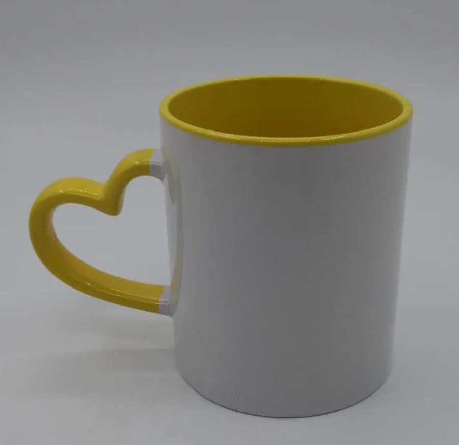 

Sublimation Blank Coating Ceramic Mug with Inner Color White Mug Wholesale