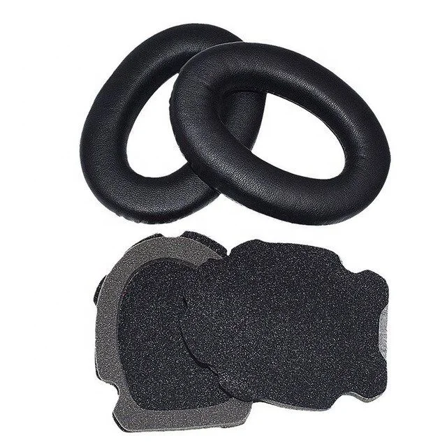

Free Shipping Replacement Ear Pads Cushion Pads Earpads with High Quality Protein Leather for A10 A20 Headphone Headset, Black