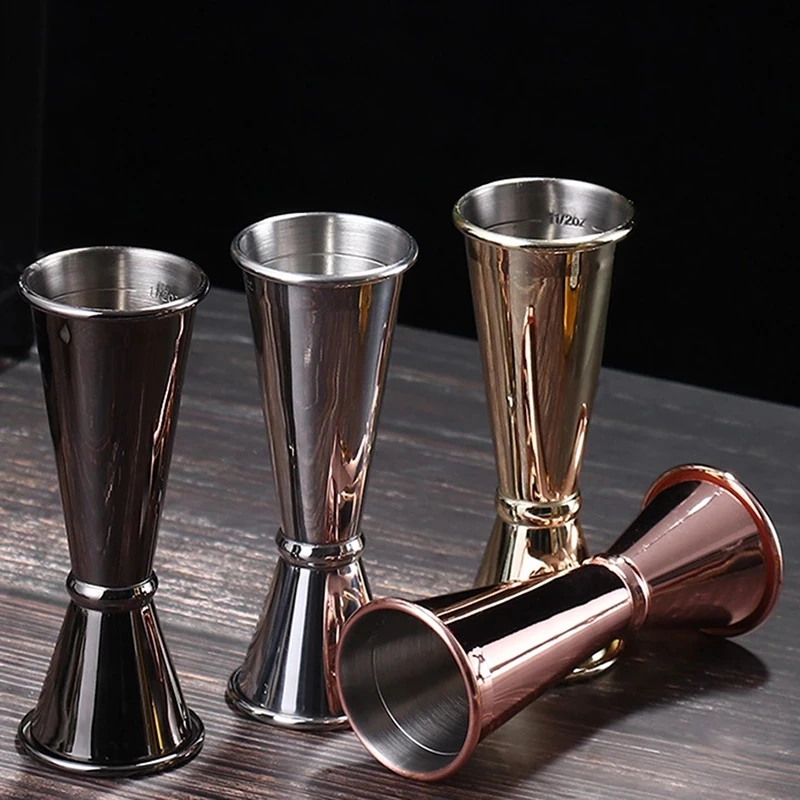 75ml Measuring Jigger Cup Stainless Steel Ounce Jigger Bar Cocktail Mixer Liquor  Measuring Cup Measurer Mojito Measuring Tool