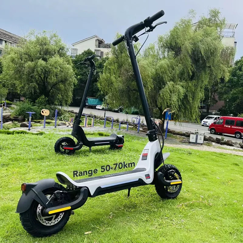 

EU IN STOCK Long Endurance 800W Range 70KM 2 Wheel Adult Kick Scooter 48V 800W Electric Scooters reinforced iron and aluminum