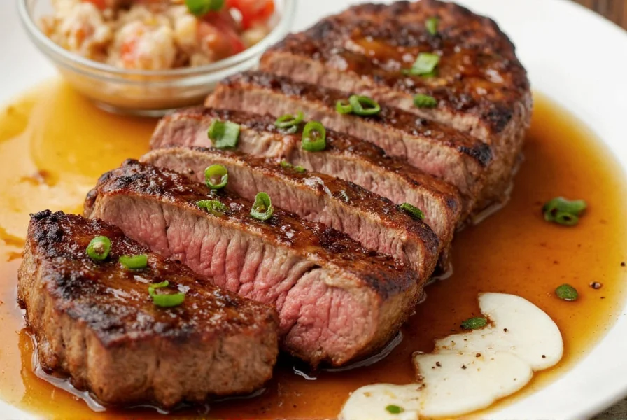 Seasoning Steak with Sazon