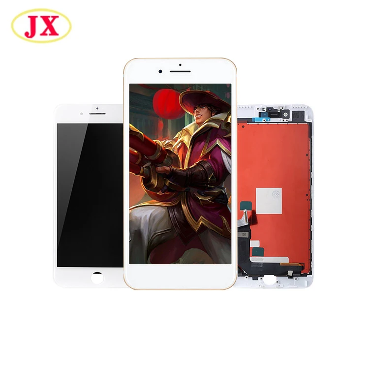 

Guangzhou JX top quality screen for iphone 7 plus phone unlocked replacement for iphone 7 plus parts, White/black