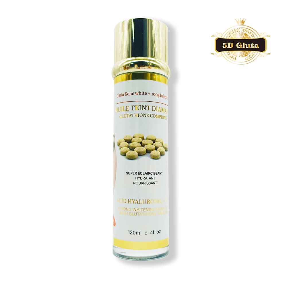 

HUILE TEINT DIAMANT STRONG WHITENING BODY OIL WITH GLUTA TABLET SUPER ECLAIRCISSANT HYDRATANT NOURRISSANT organic serum