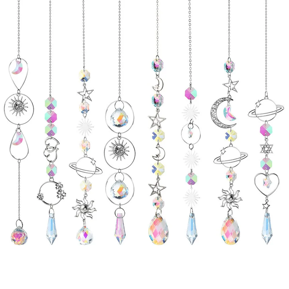 

High Quality Handmade suncatcher crystals Customization Crystal SunCatcher Hanging crystal Sun Catchers