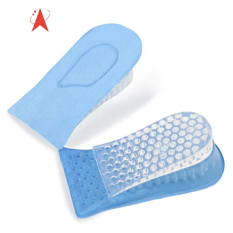 

Comfortable Height Increase Heel Shoes Insoles Foot Care Invisible Height Increase Shoes Insole, 11 colors