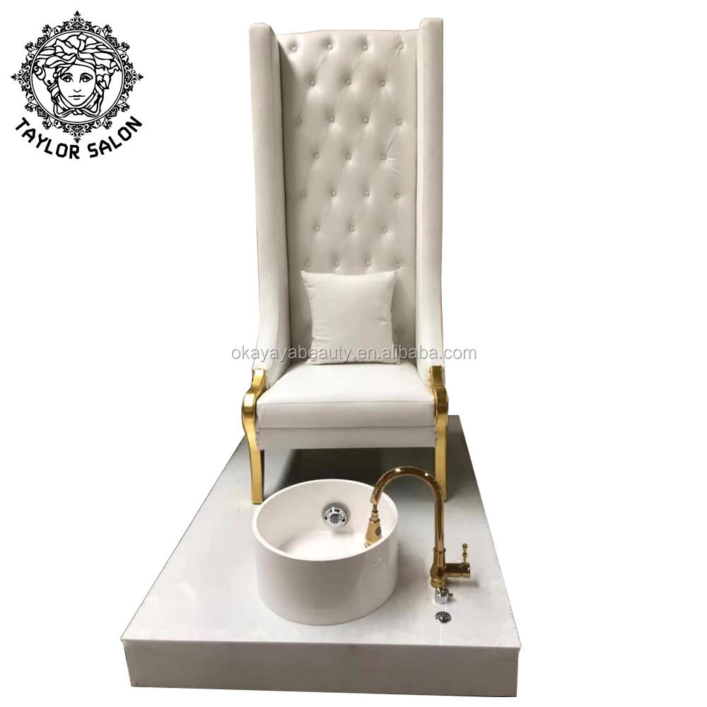 

Wholesale beauty salon spa chair pedicure foot bowl throne pedicure chairs
