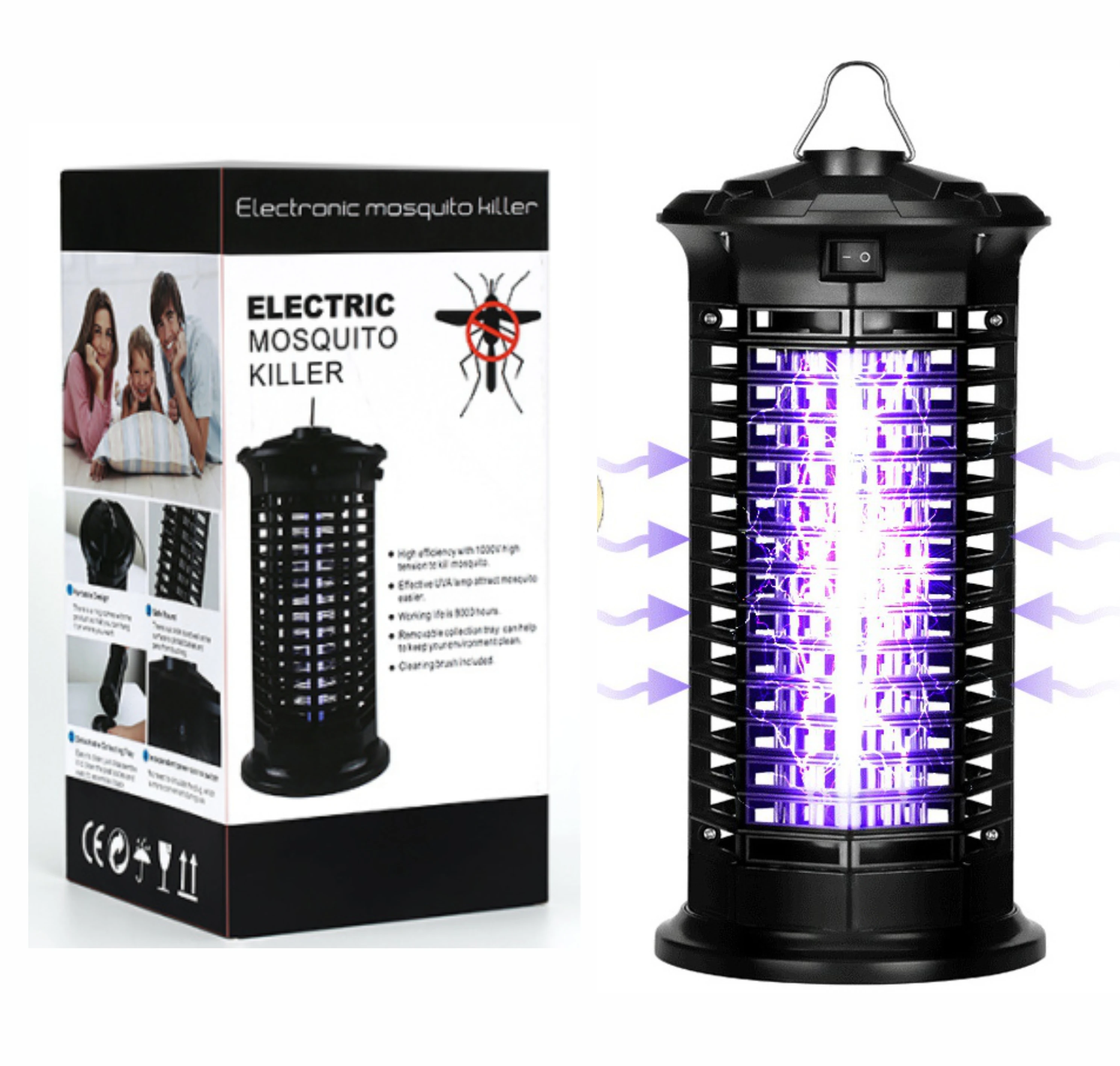 

New Bug Zapper Electronic Mosquito Killer Lamp Powerful Insect Killer Trap Light