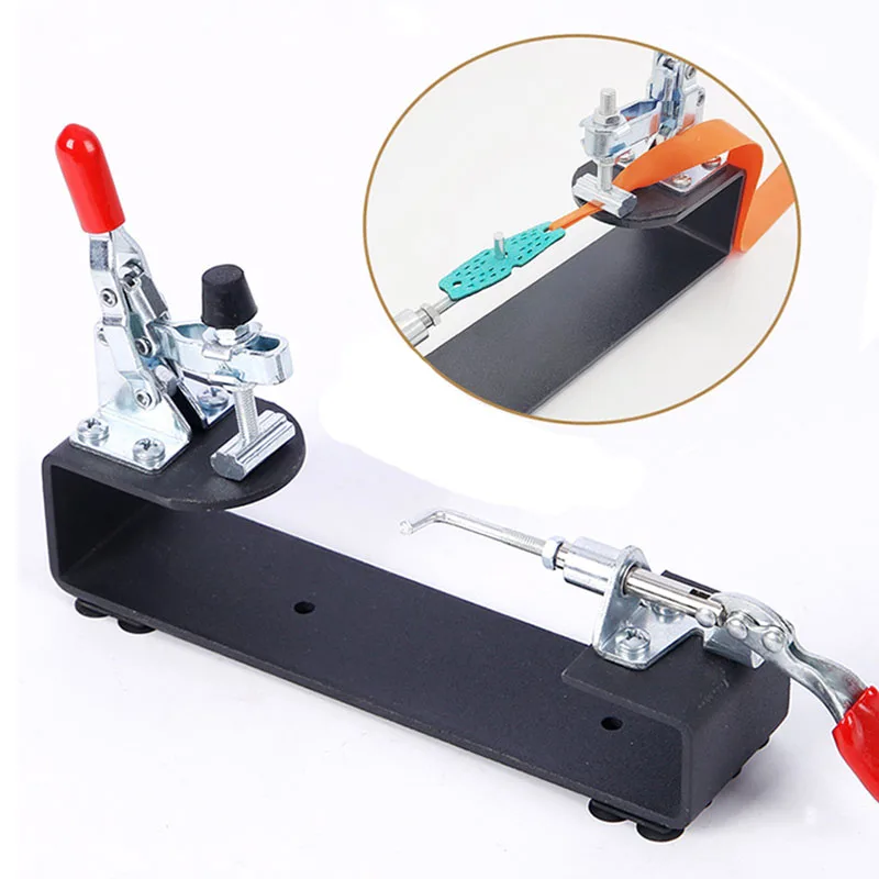 

Hot Selling Product Rubber Band Assistant Desktop Flat Leather Round Leather Pocket Eight-shaped Buckle Accessories Assistant