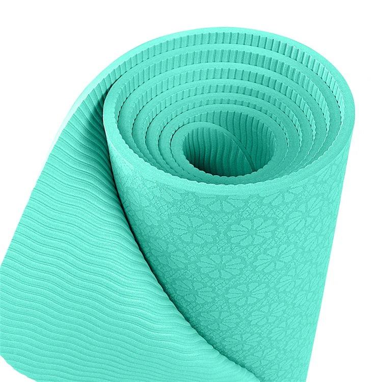 

Core Exercise Large Pilates 6mm Eco-Friendly Anti Slip Tpe Yoga Mat, Blue/purple/black/green/pink/violet