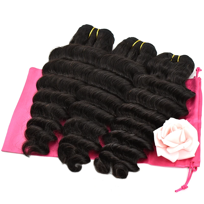 

Free Shipping Big Sample Deal 12inch Deep Wave Hair Sample 3pcs