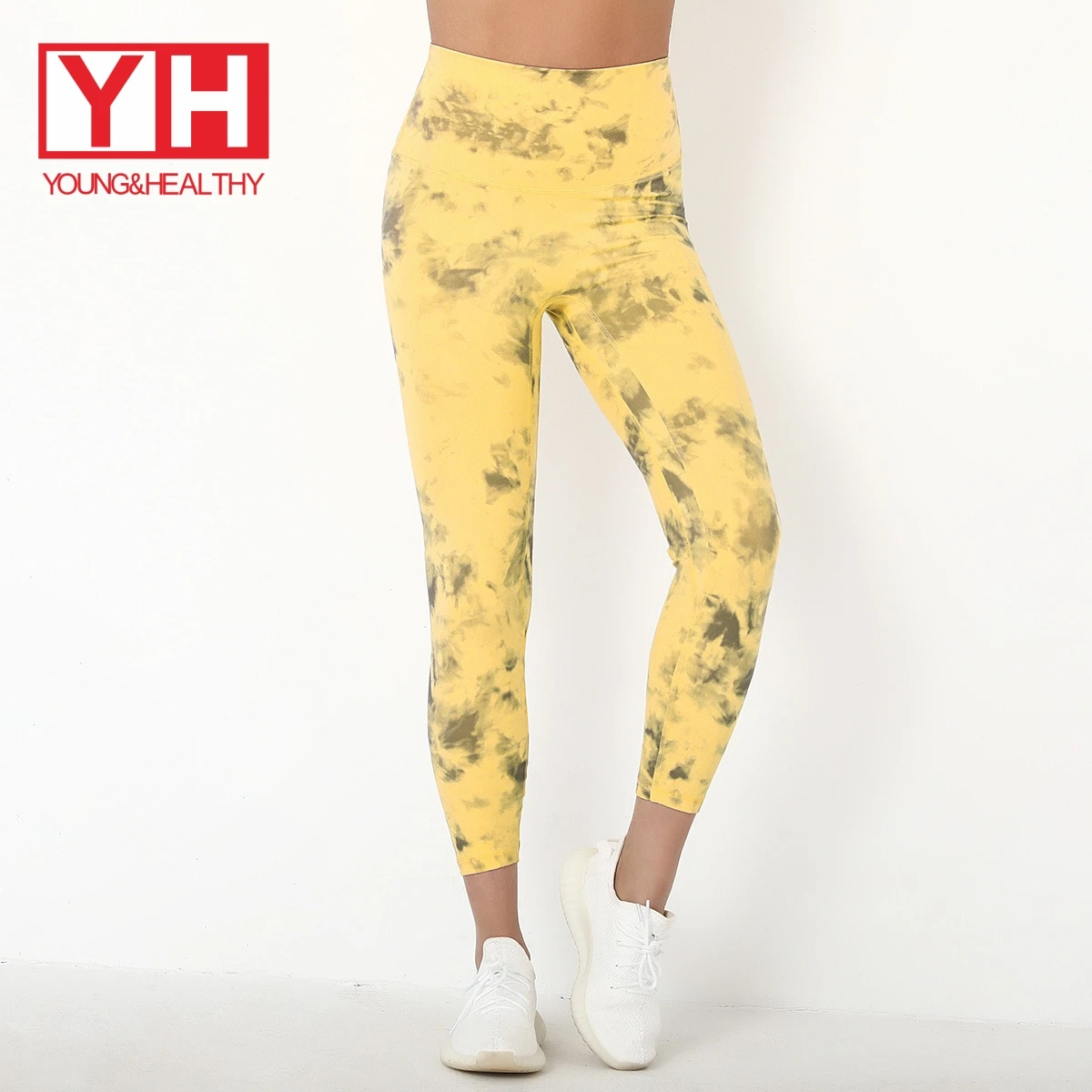 

2021 New Fancy Hot Sale High Waist Plain Colors Gym Long Women Yoga Leggings