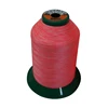 75D/3 Wholesale processing high strength colorful line red and white gradient clothing polyester sewing thread