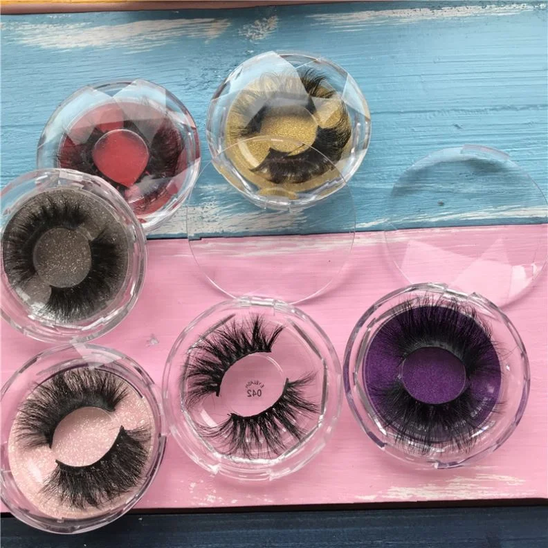 

vegan lashes lashbox container packaging lashes3d mink wholesale vendor False Eyelashes, Natural color