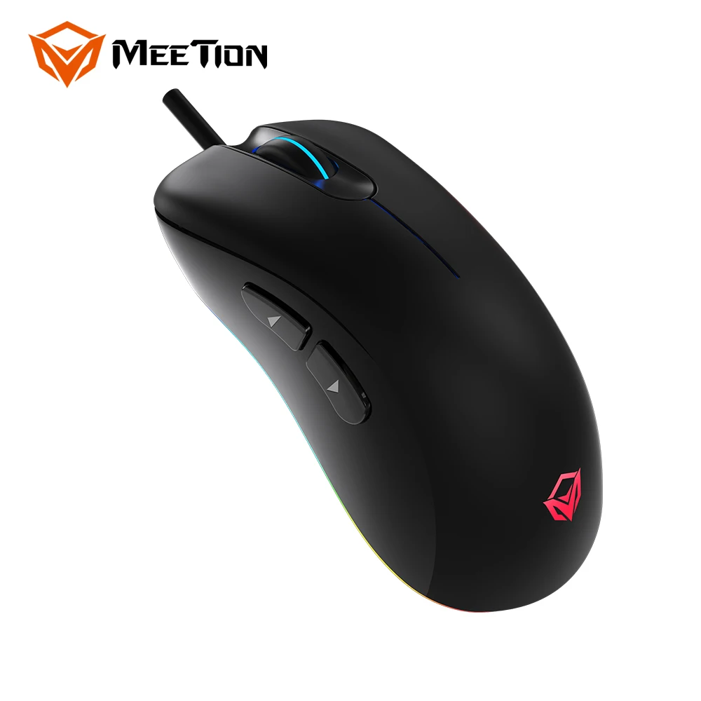 

MeeTion GM19 2020 Computer Waterproof Led Light Weight Optical RGB Wired Mice Mouse Six Click Gaming Mouse