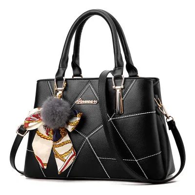 

women fashion pu leather handbag embroidery should