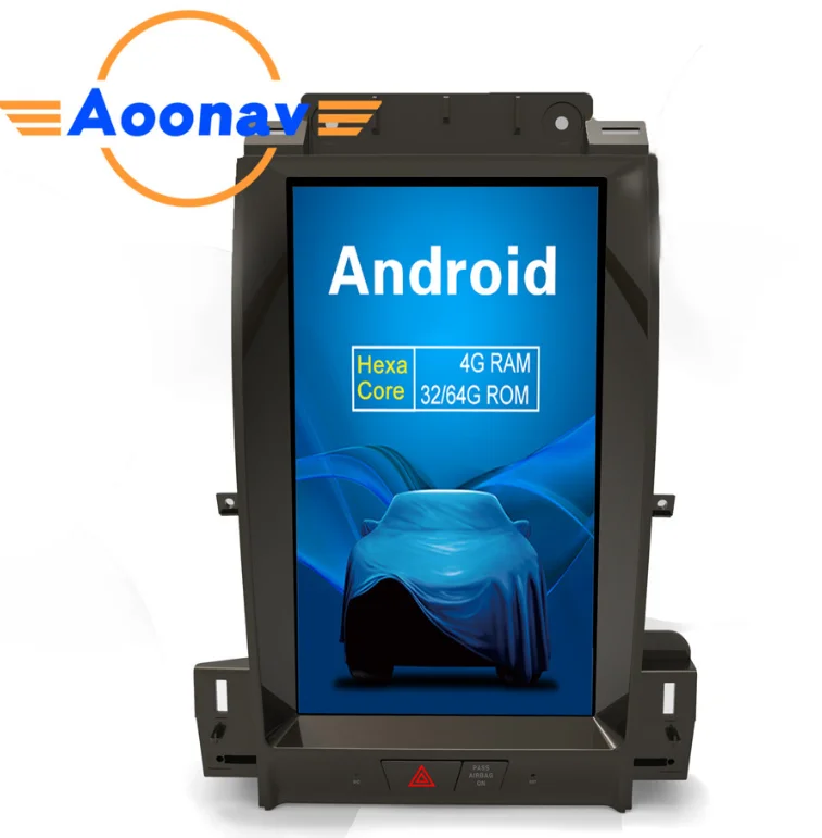 

AOONAV car android 9.0 vertical touch screen px6 13.3 inch DVD for FORD Taurus 2012-2016 support carplay GPS navigation