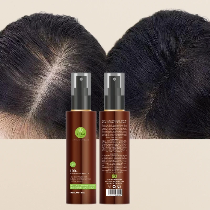 

YOGI Private Label Smoothing Biotin & Collagen Serum Anti-Hair Loss Scalp Care Essence for Salon