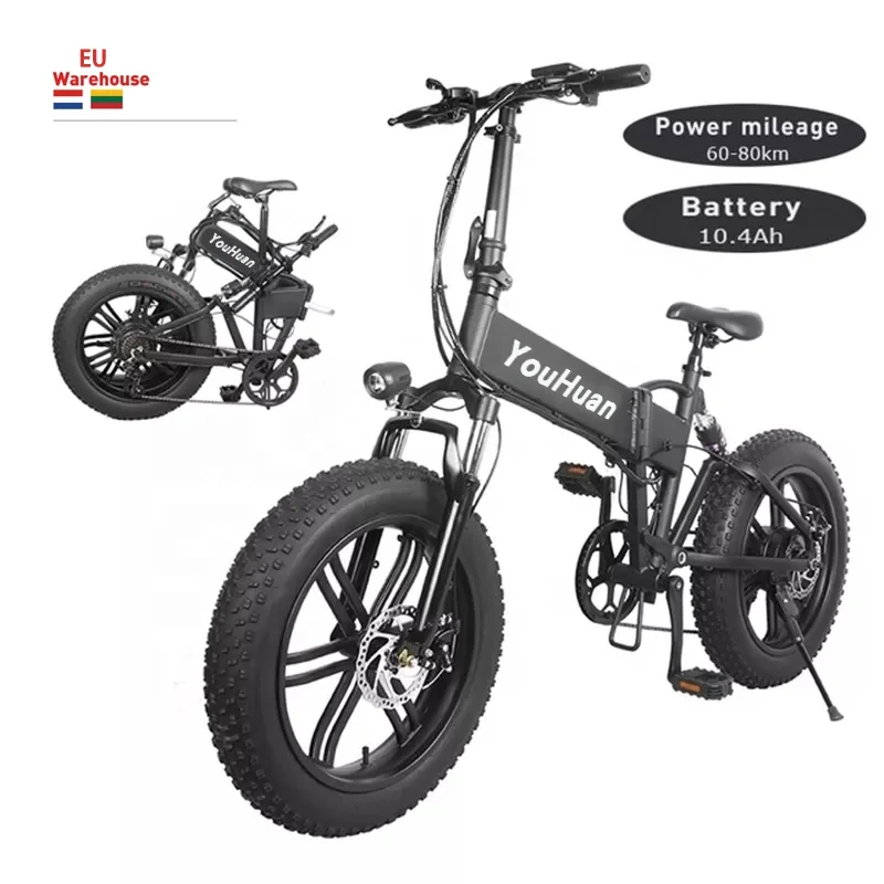 

Folding new arrival 20inch fat tire electric bicycle germany 36v 500w electric bike with 10ah battery in Eu warehouse