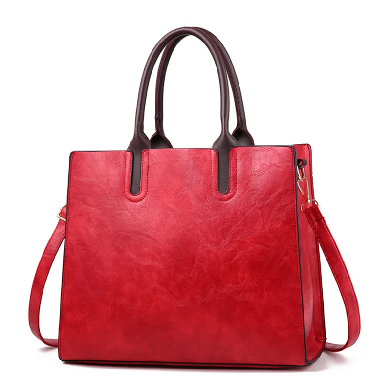 

Hot Selling Pure Color Women Purses Handbags 2021 Good Quality Ladies Bags Women Handbags, Red / green / black / grey / pink / brown