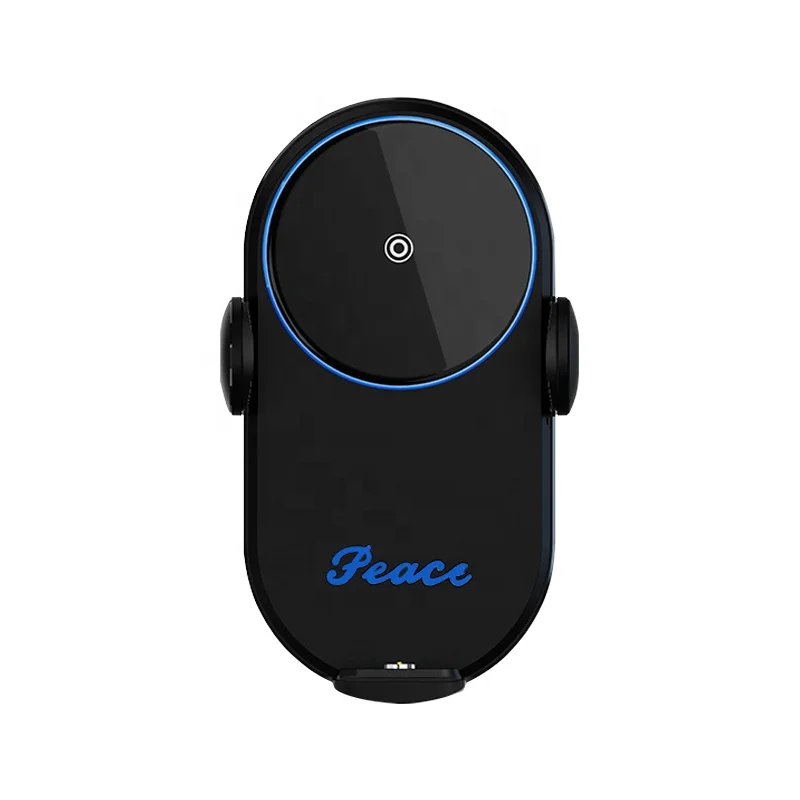 

v30 15W magnetic induction Automatic clamping cell phone holder mount adapter car battery charger wireless